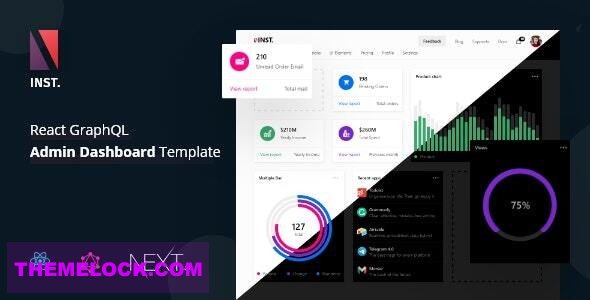 INST – REACT ADMIN TEMPLATE WITH GRAPHQL