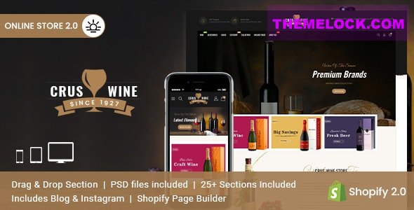 CRUSWINE V2.0.0 – SECTIONED SHOPIFY THEME