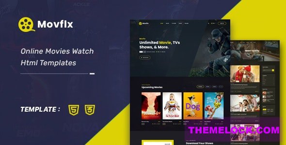 MOVFLX V1.0 – VIDEO PRODUCTION AND MOVIE HTML5 TEMPLATE