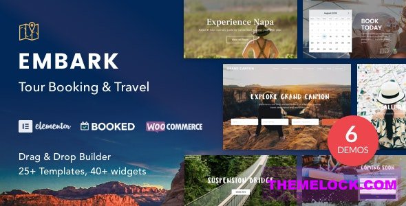 EMBARK V1.4.1 – TOUR BOOKING & TRAVEL WORDPRESS THEME