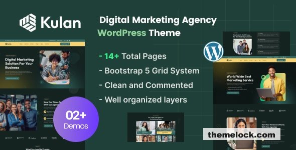 Kulan v1.0 - Digital Marketing Agency WordPress Theme