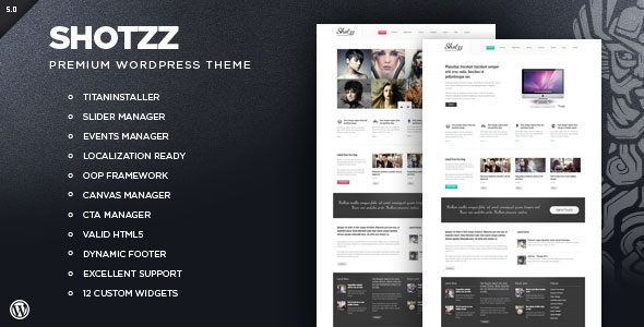Shotzz – Themeforest Premium WordPress Theme
